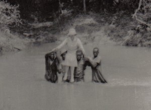 Crossing a river - first style